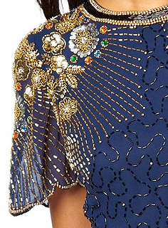 SoapStyle.co.uk - Natalie Cassidy Blue Dress - Close Up
