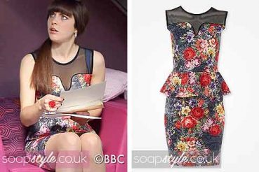 Poppy Meadow in EastEnders floral dress Poppy Meadow in EastEnders floral dress
