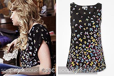 Roxy Mitchell's butterfly top on EastEnders Roxy Mitchell's butterfly top on EastEnders