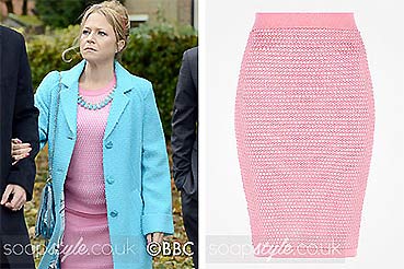 Linda pink skirt on EastEnders