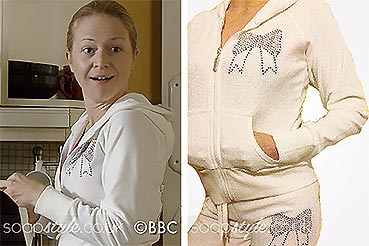 Linda Carter’s Diamante Bow Tracksuit in EastEnders
