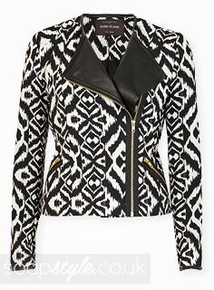 SoapStyle.co.uk - Hollyoaks - Maxine's Black & White Biker Jacket - Where From