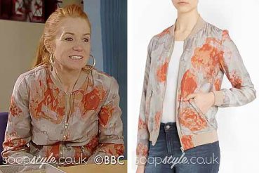 Bianca in EastEnders floral jacket