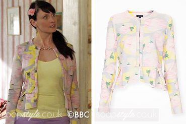 Honey Floral Peplum Jacket in EastEnders