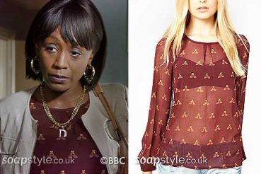 Denise EastEnders Clothes Bunny Print Top