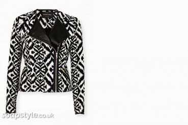 Mercedes Hollyoaks Clothes - Black and White Jacket Mercedes Hollyoaks Clothes - Black and White Jacket