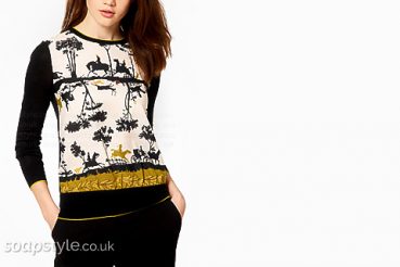 Carla’s Horse Print Top in Corrie