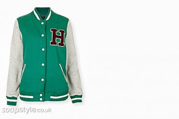 Holly Hollyoaks Clothes - H Varsity Baseball Jacket Holly Hollyoaks Clothes - H Varsity Baseball Jacket