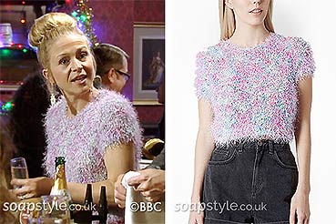 Linda’s Fluffy Jumper on EastEnders