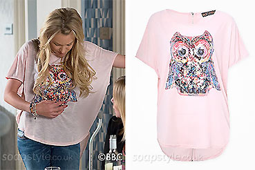 The owl top worn in EastEnders by Roxy Mitchell The owl top worn in EastEnders by Roxy Mitchell