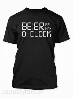 Vincent's Beer O'Clock T-Shirt - EastEnders - Details - SoapStyle