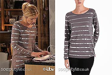 Leanne’s Sequin Top in Coronation Street