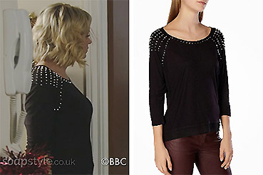 The black top worn in EastEnders by Roxy Mitchell The black top worn in EastEnders by Roxy Mitchell