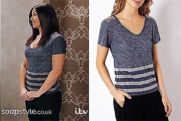 Michelle Connor studded shoulder top Corrie Michelle Connor studded shoulder top Corrie