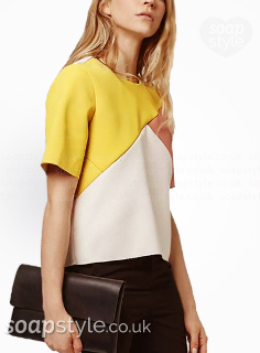 Nancy’s Colour Block Top on Hollyoaks
