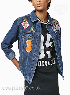 Sonia’s Badged Denim Jacket