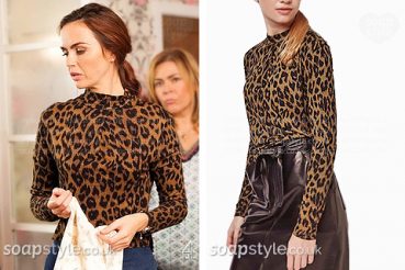 Mercedes’ Leopard Print Top