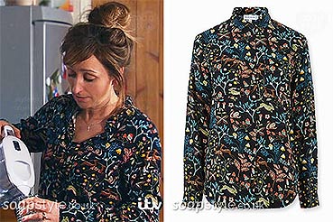 Laurel’s Woodland Animal Floral Shirt in Emmerdale