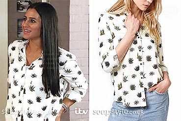 Alya’s Cactus Shirt on Coronation Street
