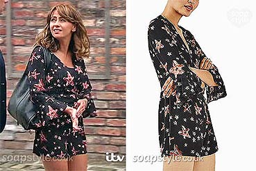 Maria Connor Star Playsuit on Coronation Street
