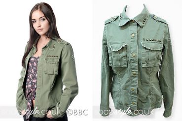 Lauren Branning's khaki utility shacket in EastEnders