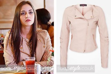 The pink biker jacket Lauren wore in the TV Soap EastEnders