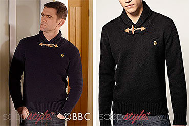 The navy jumper worn by Jack Branning in EastEnders