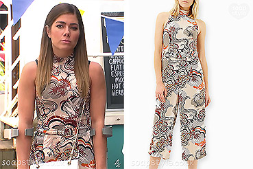 Maxine’s Culotte Jumpsuit on Hollyoaks
