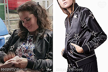 Izzy’s Black & Gold Star Jacket in Corrie