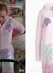 Mermaid onesie loungewear worn by Gemma on Coronation Street