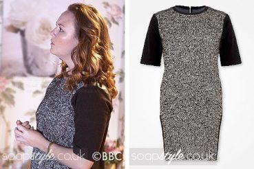 Janine EastEnders Clothes - Grey Dress