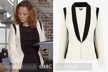 Janine EastEnders Clothes - White Blazer Jacket