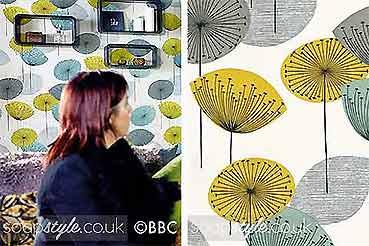 EastEnders wallpaper furnishings Stacey Slater flat