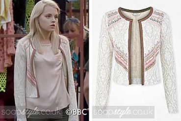 Lucy Beale EastEnders clothes embroidered jacket Lucy Beale EastEnders clothes embroidered jacket