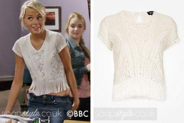 Lucy Beale EastEnders wardrobe fringed top Lucy Beale EastEnders wardrobe fringed top