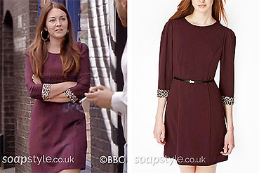 Stacey Slater in EastEnders Leopard Print Dress