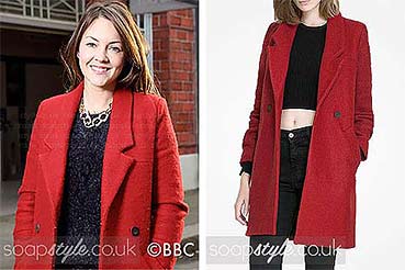 Stacey Slater’s Red Coat in EastEnders