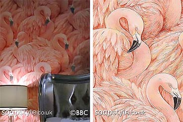 Queen Vic Flamingo Wallpaper on EastEnders